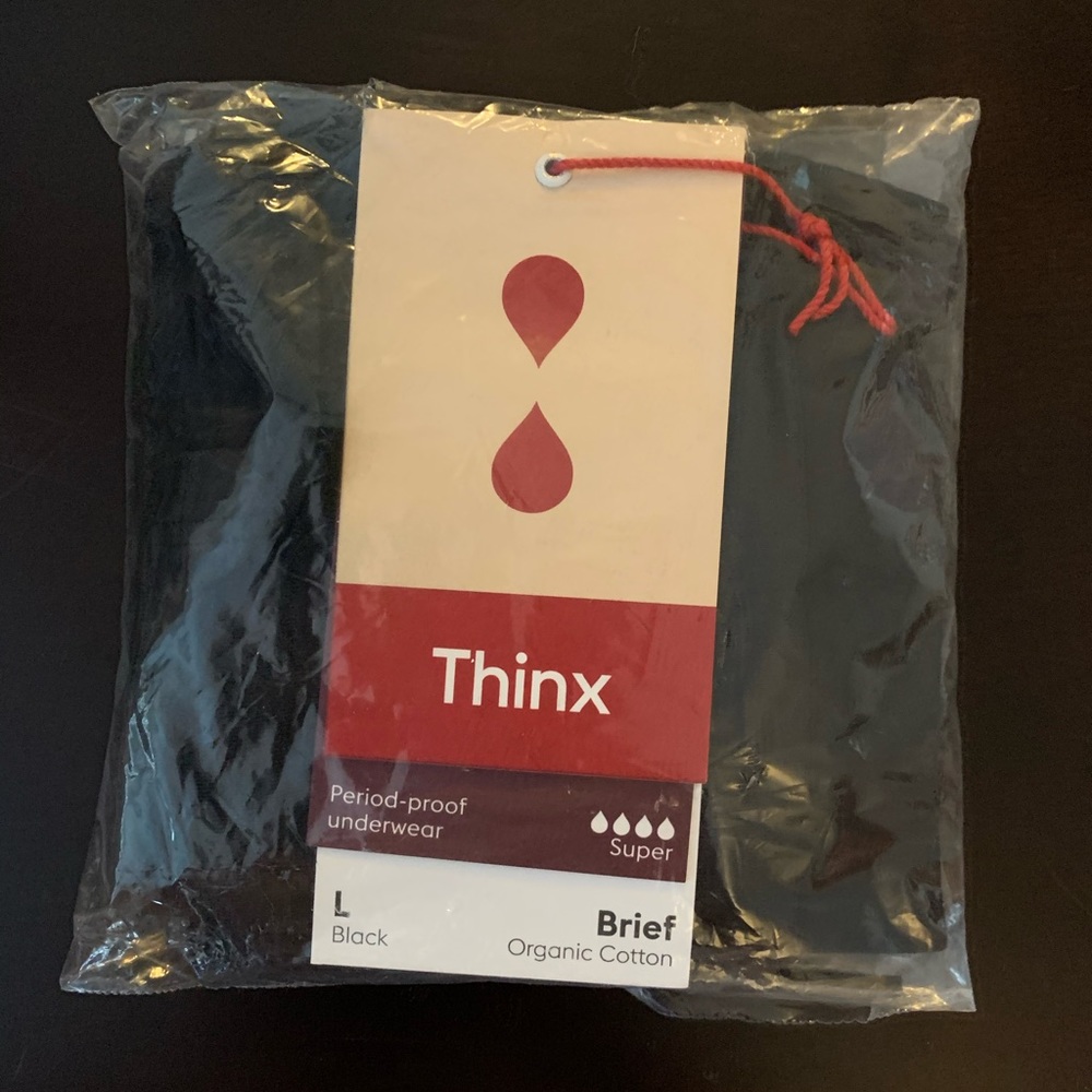 Thinx Super Cotton Brief - Large Super Absorbency
